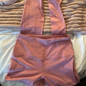 pink 90 degree leggings